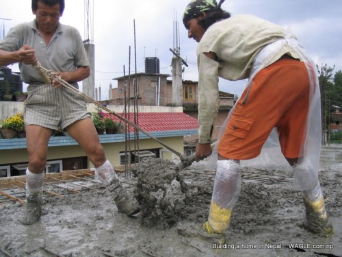 building a home in Nepal