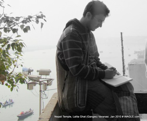 dinesh wagle, nepali journalist in varanasi