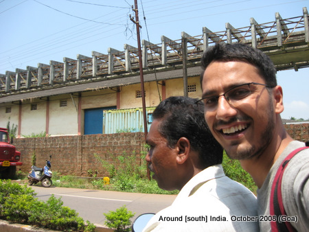 dinesh wagle goes to kolva beach from margo railway station in goa