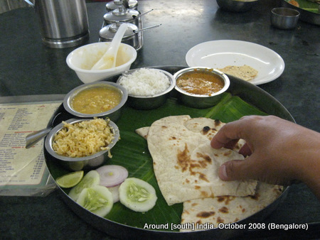 Food in Bangalore restaurant