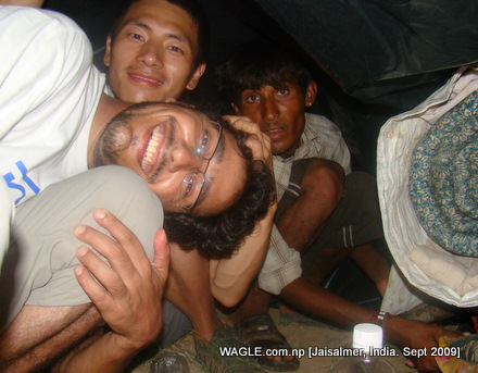 camel safari in Jaisalmer, India