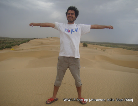 camel safari in jaisalmer india