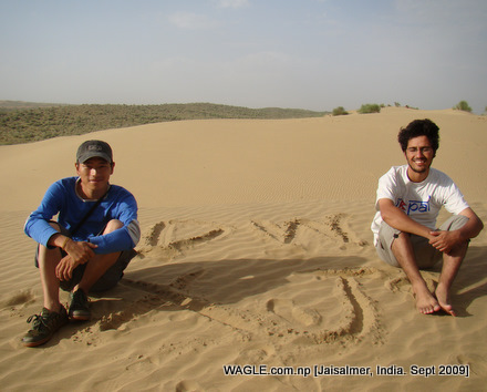 camel safari in jaisalmer india