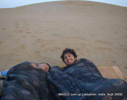 camel safari in jaisalmer india