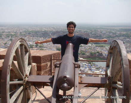 cannon at johdpur maherngarh fort