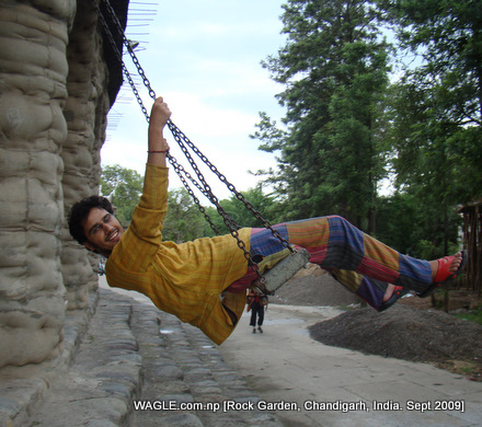 Rock garden of Chandigarh