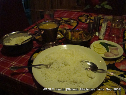 food in shillong