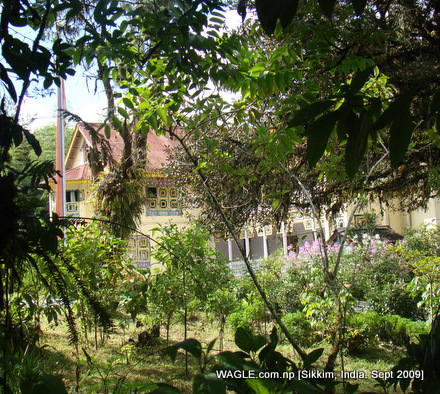 the palace of the chogyal of sikkim