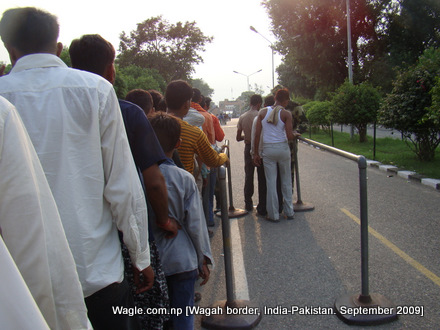 wagah border india pakistan