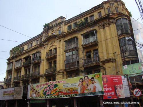 billboards at a house in kolkata
