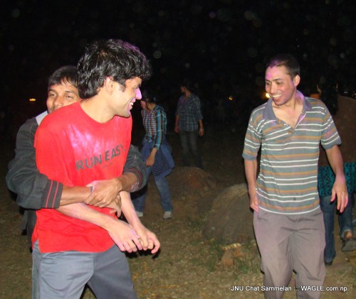 india holi jnu chat festival