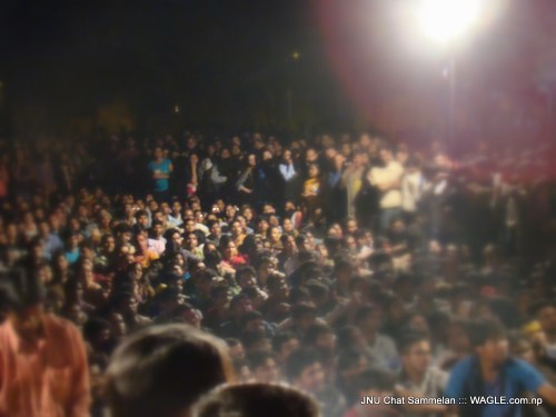 JNU Chaat sammelan and India Holi