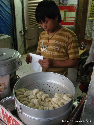 nepali momo sellor