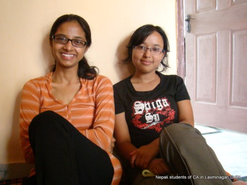 nepali students of ca in delhi