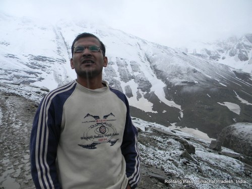 rajesh. rohtang pass himachal pradesh india
