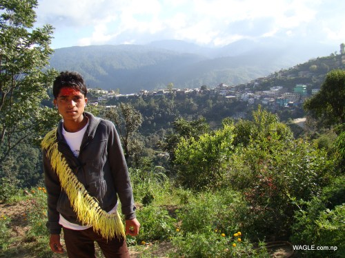 kids of dadeldhura nepal on the day of dashain tika