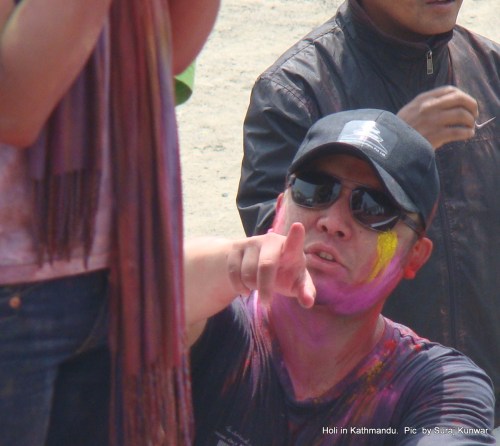 holi in nepal
