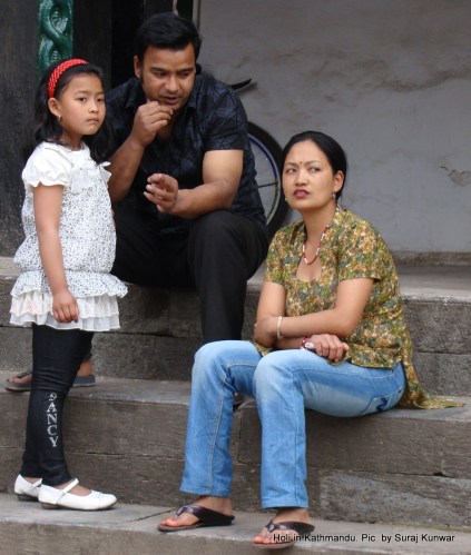 holi in kathmandu nepal