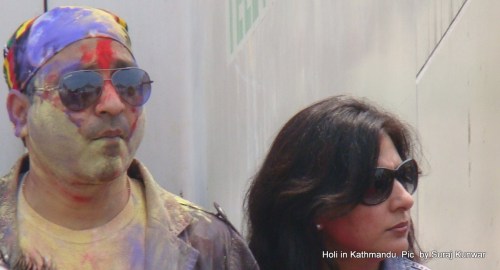 Holi in Kathmandu, Nepal