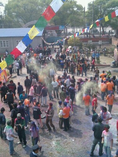 Holi in Kathmandu, Nepal
