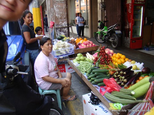 Manila China Town Veggie shop
