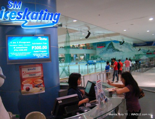 mall of asia manila, ice skating