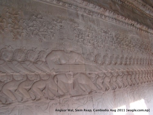 samundra manthan at angkor wat