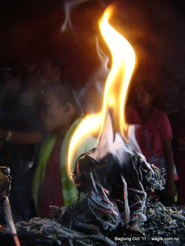 baglung kalika temple dashain festival