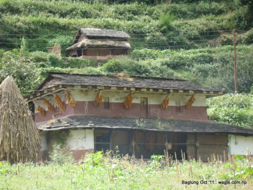 Bobang village, Baglung. Nepal