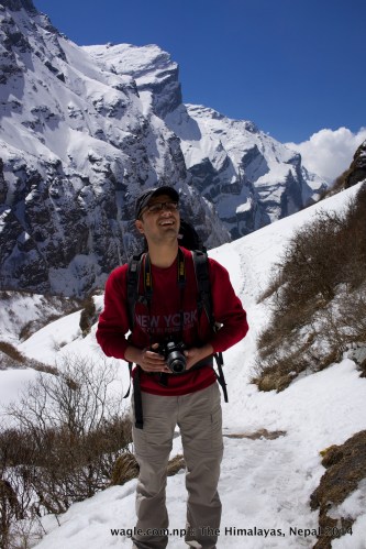 Modi Khola valley behind me