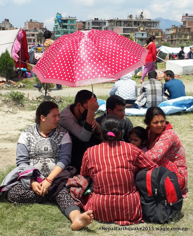 All under the same umbrella in difficult times. 