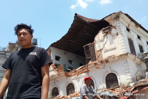 The Majlish Ghar attached to the Darbar Highschool, Ranipokhari