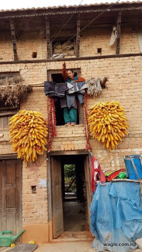 Harimaya Gopali of Bajrabarahi said her house suffered a minor damage in the April 2015 earthquakes.